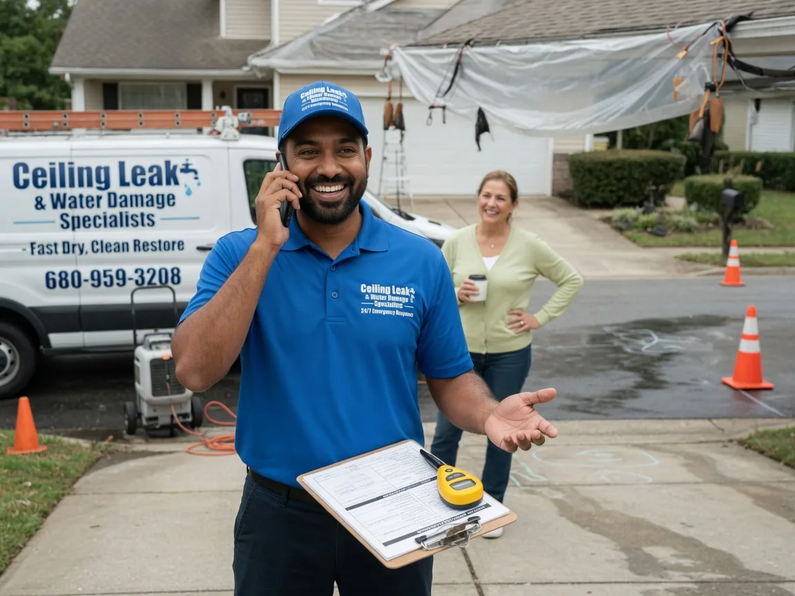 Ceiling Leak Cleanup Fort Leonard Wood, MO FAQs